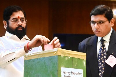 Maharashtra MLC Polls: CM Eknath Shinde Casts Ballot As Voting Underway, 222 MLAs Voted Till 12:45 pm