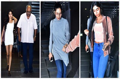 Sridevi, daughters Jhanvi and Khushi Set Temperatures Soaring at Boney Kapoor's Birthday Celebrations