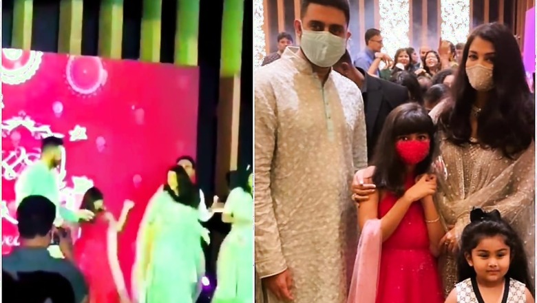 Aaradhya Dances to Desi Girl with Abhishek at Aishwarya Rai Bachchan's Cousin's Wedding