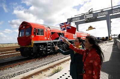 First 'Silk Road' Train From Britain Leaves For China