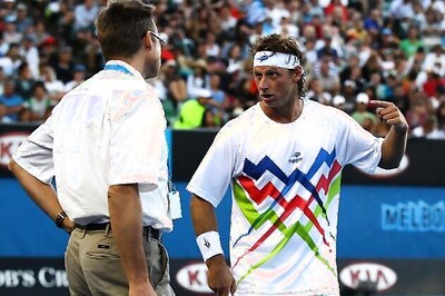 Nalbandian fined for throwing water at official