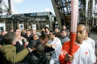 Paris: Olympic torch put out twice amid protests