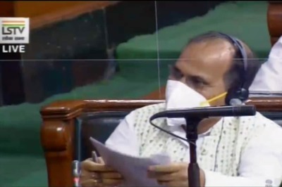 In Lok Sabha, Adhir Ranjan Chowdhury Alleges Political Vendetta Against Gandhis