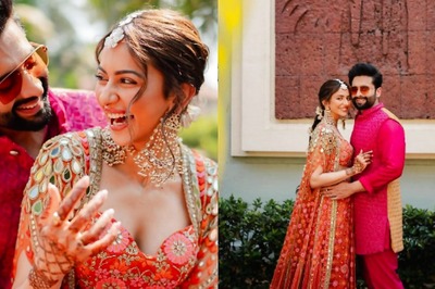 Rakul Preet Singh Holds Husband Jackky Bhagnani Close During Their Mehendi Ceremony, Shares UNSEEN Photos
