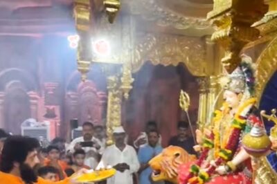 Watch: Marathi Actor Prasad Oak Visits Thane's Tembhi Naka Devi Temple On Navratri