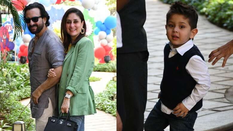 Kareena Kapoor and Saif Ali Khan Hold Hands, Flaunt Bright Smiles As They Celebrate Jeh's Birthday