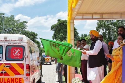 Punjab CM Bhagwant Mann Flags Off Hi-Tech Ambulances That Can Be Tracked In Real-Time