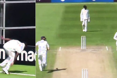 Bizarre Scenes in IRE vs ZIM Test: Fielder Saves Boundary but Batters Keep Running & Take 5 - WATCH