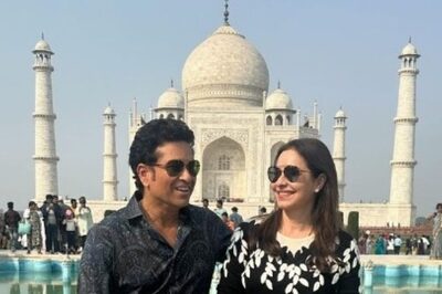 Sachin Tendulkar Poses With Wife Anjali Infront Of Taj Mahal; Ex-Teammates React