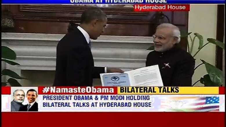 Obama-Modi hold talks on civil nuclear deal and a range of issues