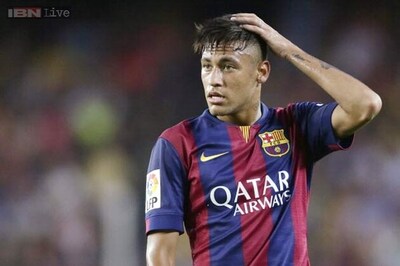 Injured Neymar to miss Barcelona's opening game with Elche