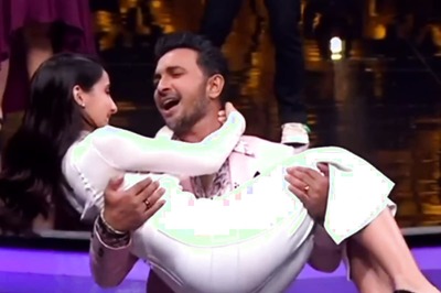 Terence Lewis Holds Nora Fatehi in Arms During Their Romantic Dance on 'Pehla Pehla Pyar Hai'