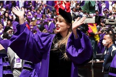 Taylor Swift Speaks at NYU Graduation Ceremony After Receiving Honorary Doctorate at Yankees Stadium