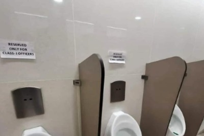 This Photo Of 'Reserved' Urinals For Class-1 Officers Triggers Heated Debate Online