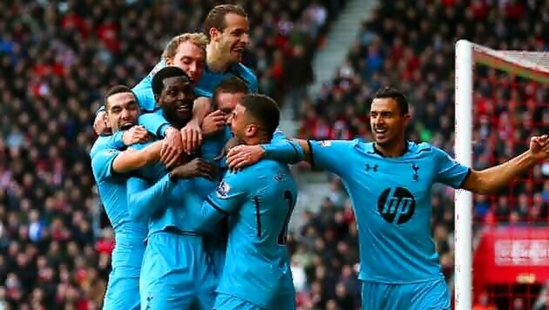 Adebayor scores two as Tottenham beat Swansea 3-1 in EPL