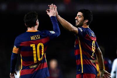 Suarez, Messi hat-tricks help Barcelona thrash Valencia 7-0 in Copa del Rey