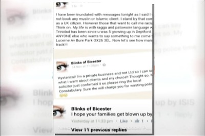 UK woman posts Facebook ad saying Muslims not welcome at her salon, arrested