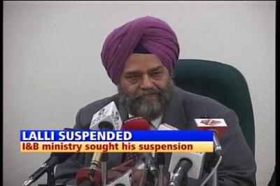 Prasar Bharati CEO BS Lalli suspended