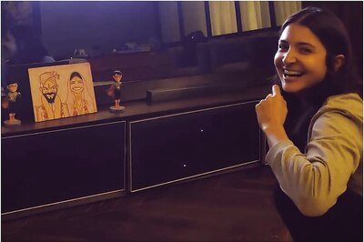 Fans Gush Over Anushka Sharma-Virat Kohli's Wedding Caricature They Spotted in Their House