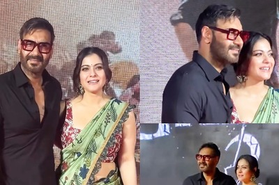 Ajay Devgn and Kajol Walk Hand-in-hand At The Red Carpet Of Gadar 2 Success Party