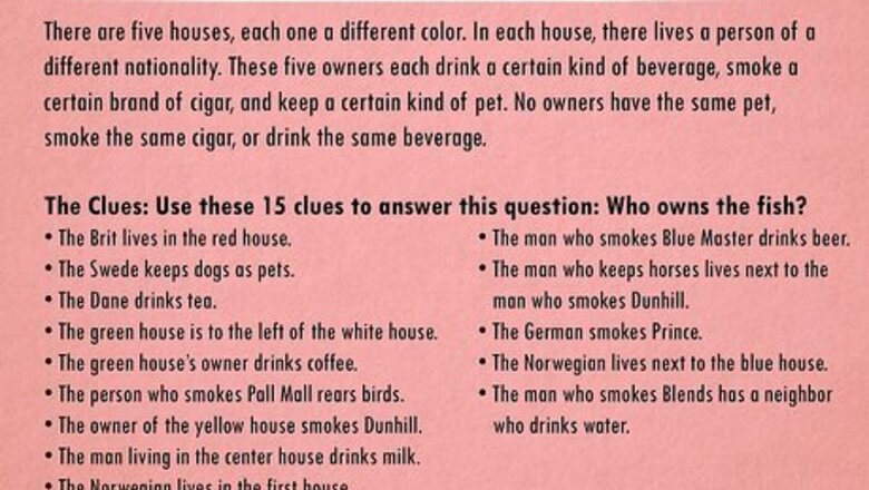 Can You Solve Einstein’s Riddle—AKA the Impossible Zebra Puzzle?