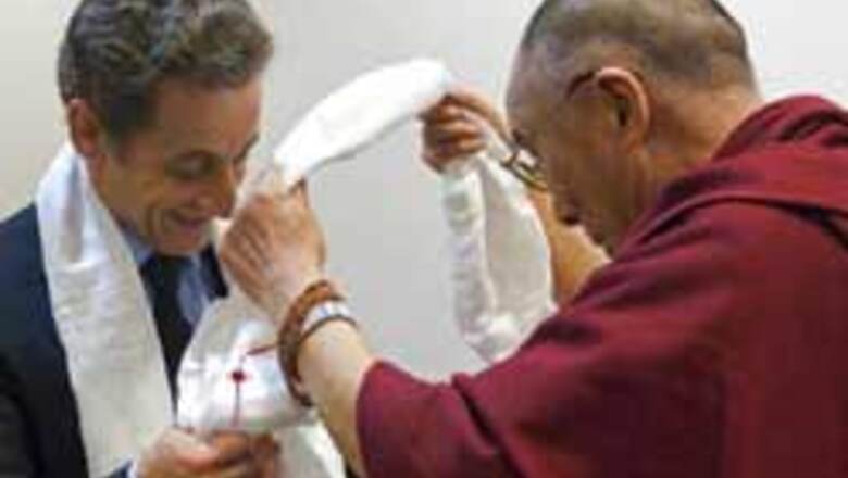 China fumes at Sarkozy for meeting Dalai Lama