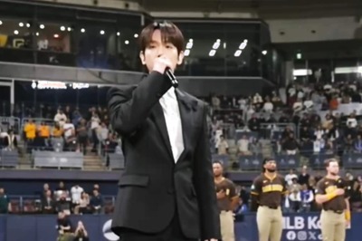 Watch: EXO's Baekhyun Sings National Anthem At 2024 MLB World Tour Opening Ceremony