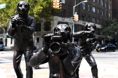 Brass Sculptures on View Spotlight Growing Industrialisation, Loss of Humanity