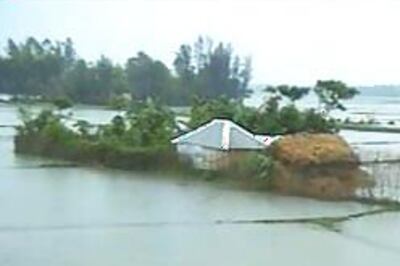 Instant relief: noodles for hungry Bihar flood victims