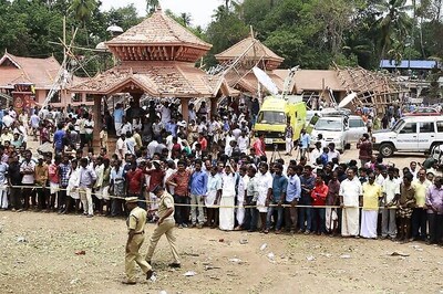 Kerala temple fire: 5 workers questioned, 1 contractor dies in explosion