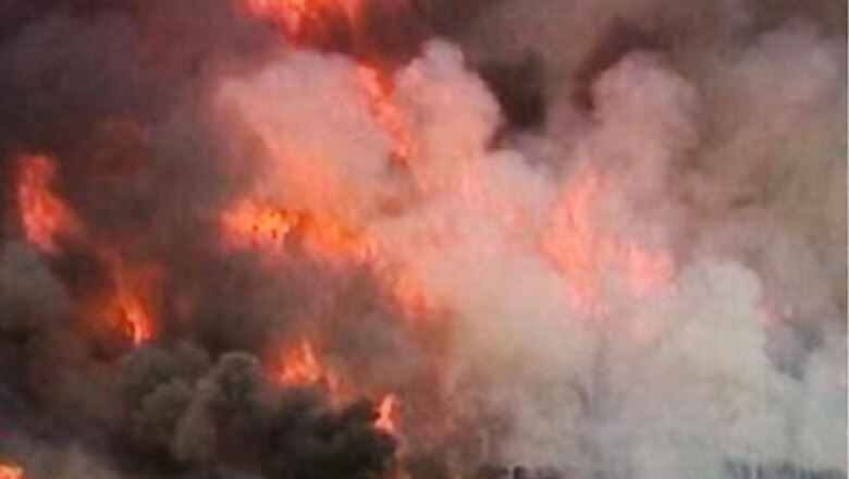 J&K: Forest fire in Dachigam National Park