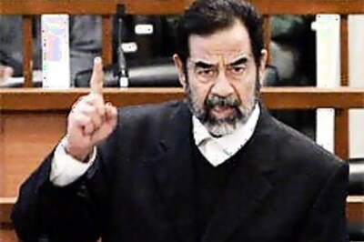 Saddam forced to see his own cartoon