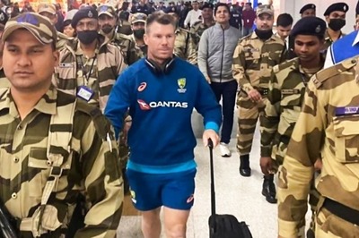IND vs AUS: Amid High Security Cover, David Warner Arrives in Delhi for Second Test - See Photo