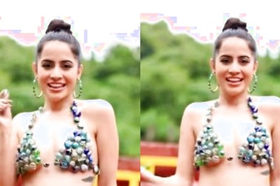 Uorfi Javed Gives a Perfect Answer To Trolls With Her Outfit Made of Stone; Netizens Call Her 'Genius'