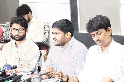 Gujarat Leaders Hardik, Alpesh, Jignesh Booked Over 'Raid' at Woman's House