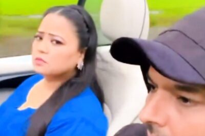 Watch: Kapil Sharma and Bharti Singh Scare Away Fan on Road While Driving a Convertible Car