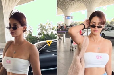 Sexy Video! Disha Patani Flaunts Her Curves In White Bralette, Takes Photos With Paps | Watch Video