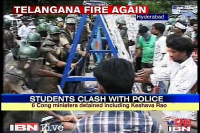 Osmania University students clash with police, protestors arrested