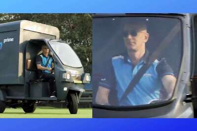 Jeff Bezos Reveals the Fully Electric Amazon Delivery Auto Rickshaws For India - Watch Video
