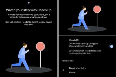 Google Testing a Heads Up Feature That'll Remind You to Look Up If You're Using Your Phone While Walking