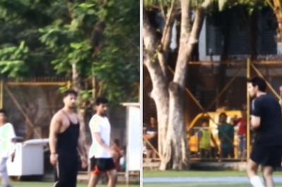 Watch: Kartik Aaryan And Tiger Shroff Spotted At Football Game In Mumbai