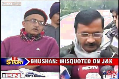 AAP tries to douse fire over Prashant Bhushan's remark on army in J&K