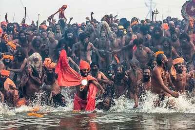 Kumbh Mela: Thousands take holy dip during first 'shahi snan'