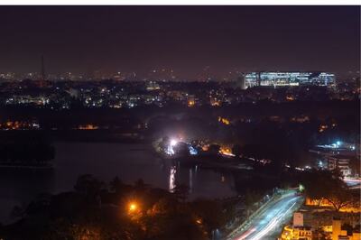Late Night Drive Takes A Scary Turn As Cement Block Lands On Car In Bengaluru