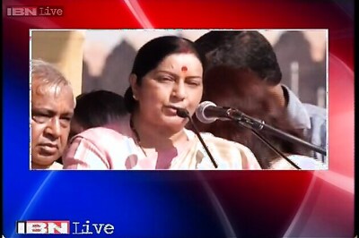 Sushma pushes for declaring Bhagwad Gita as national scripture, faces opposition's wrath